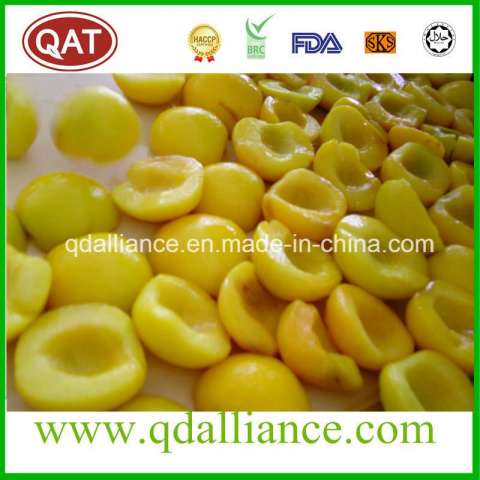 IQF Frozen Yellow Peach with EU Standard