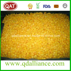 IQF Frozen Diced Yellow Peach with Kosher Certificate